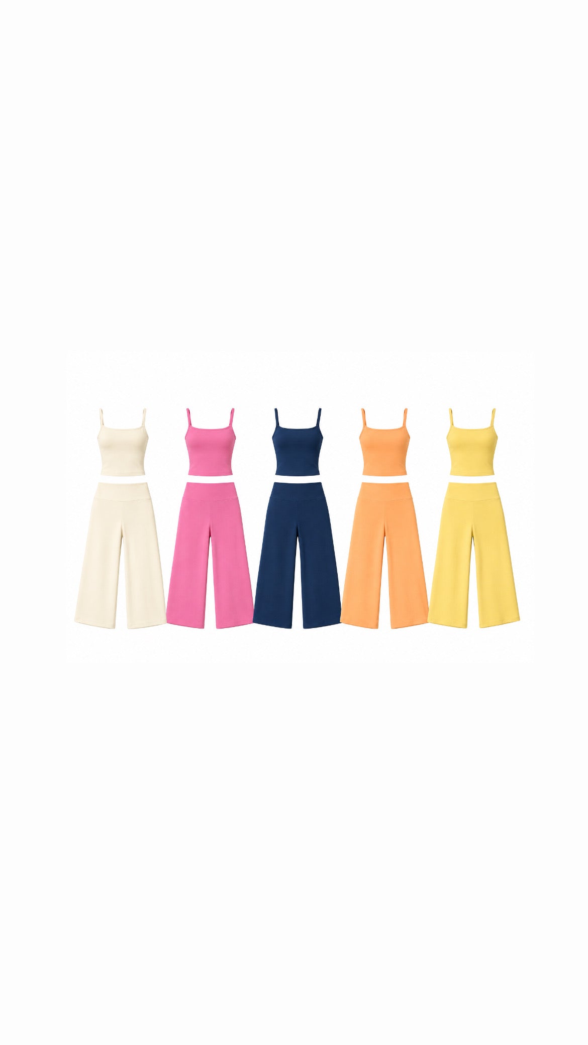 2 piece capri yoga set x tank
